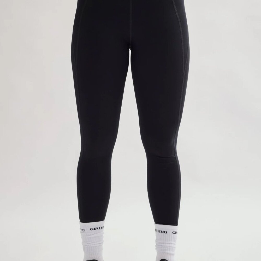 Girlfriend Collective 7/8 Compressive Legging in Black - NWT